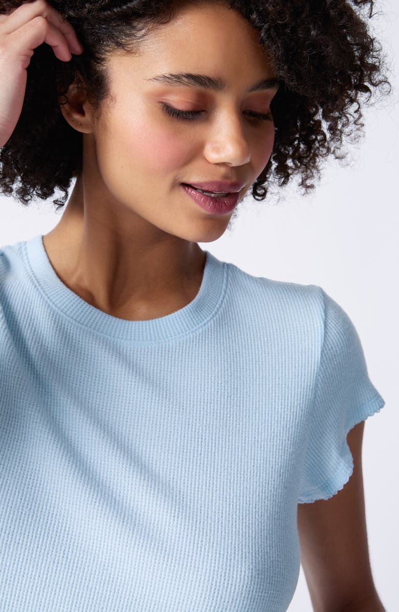 PJ Salvage Sunshine Fields Waffle Knit T-Shirt, Alternate, color, 