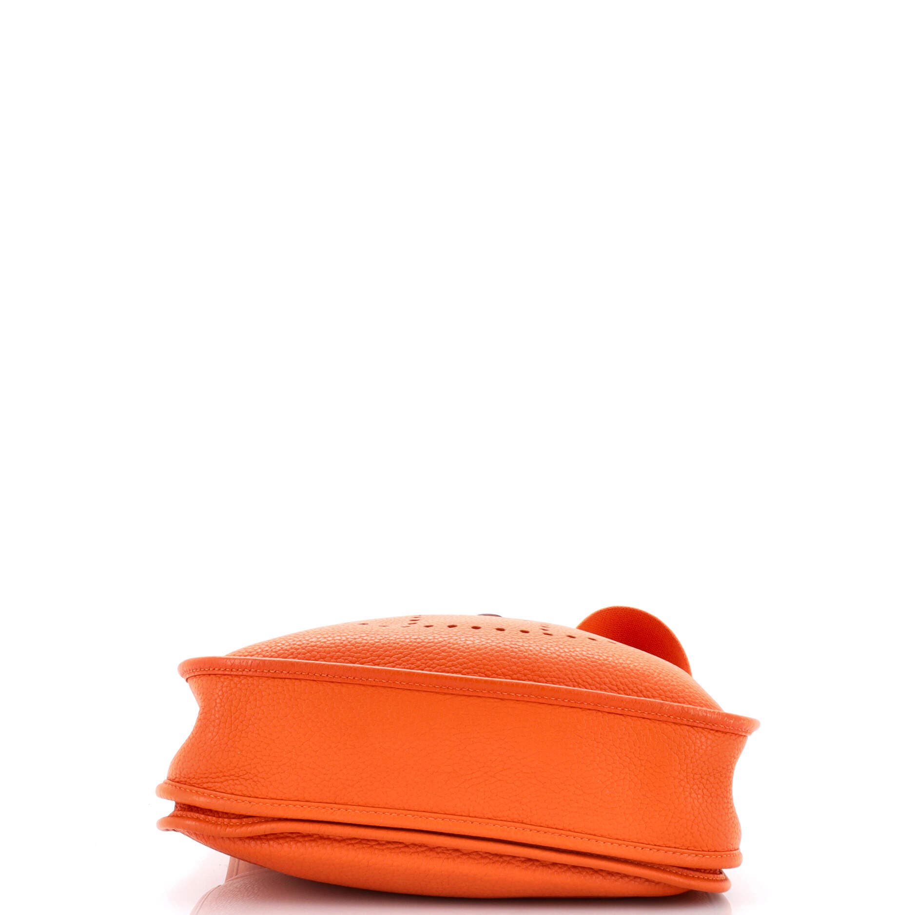 Pre-Owned Hermes Evelyne Bag Gen III Clemence PM, Alternate, color, Orange H