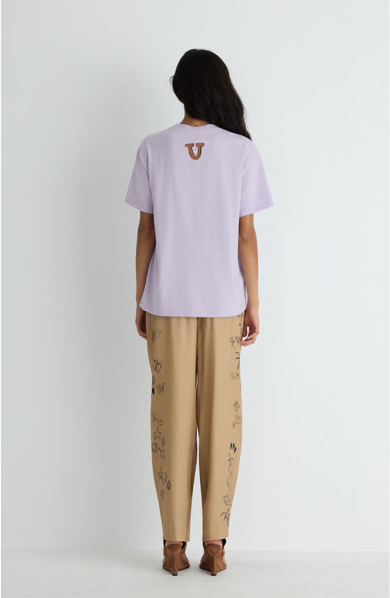 Romy Cowboy Club Tee, Alternate, color, Lilac Print