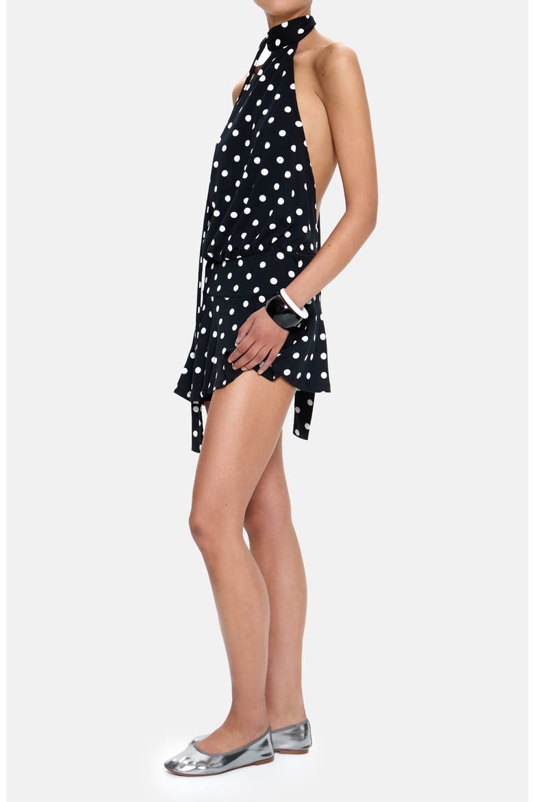 enya backless dress Jaded London Enya Backless Minidress in Grey at Nordstrom, Size 12