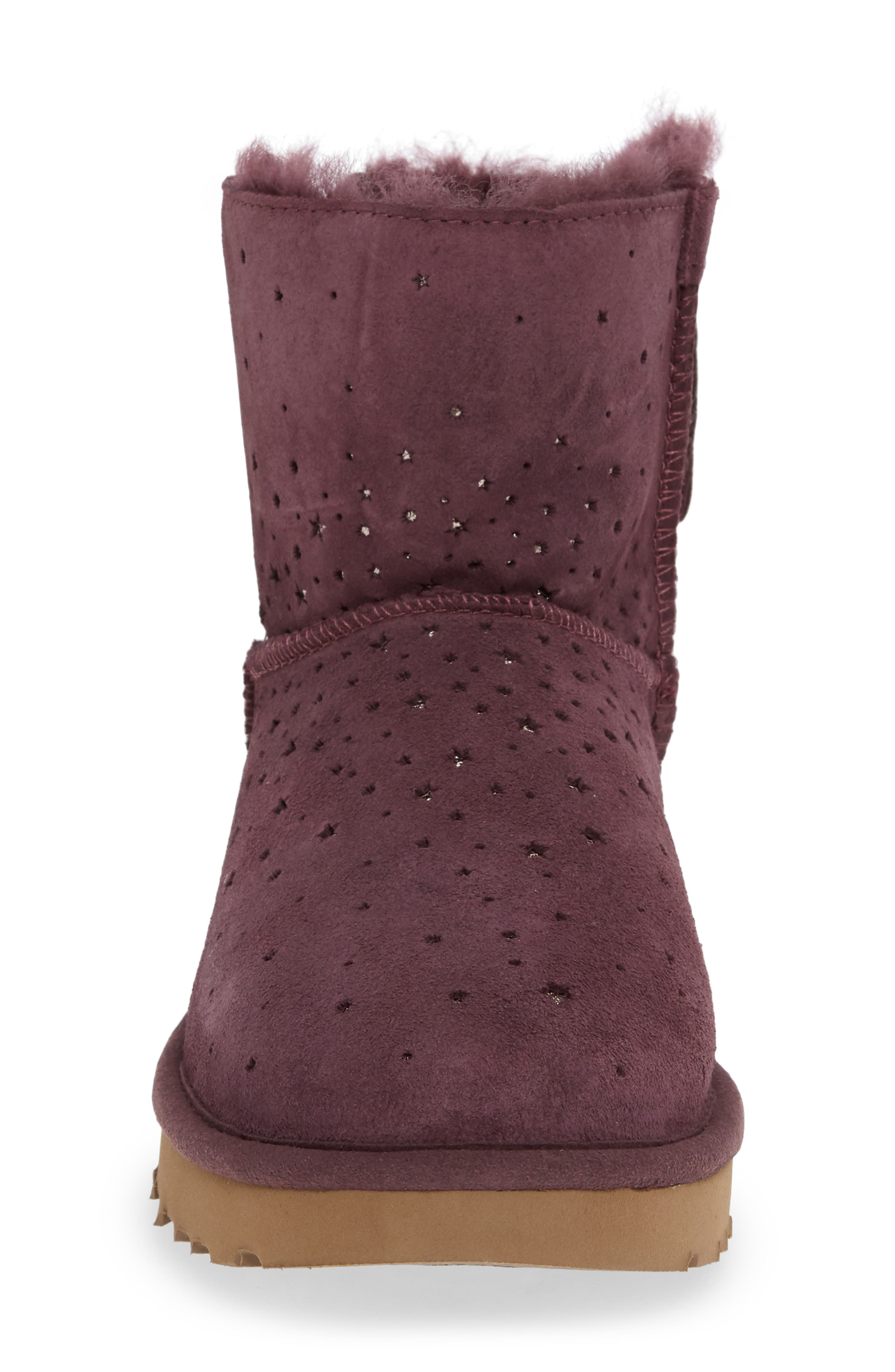 Stargirl Bow Mini Bootie, Alternate, color, PORT