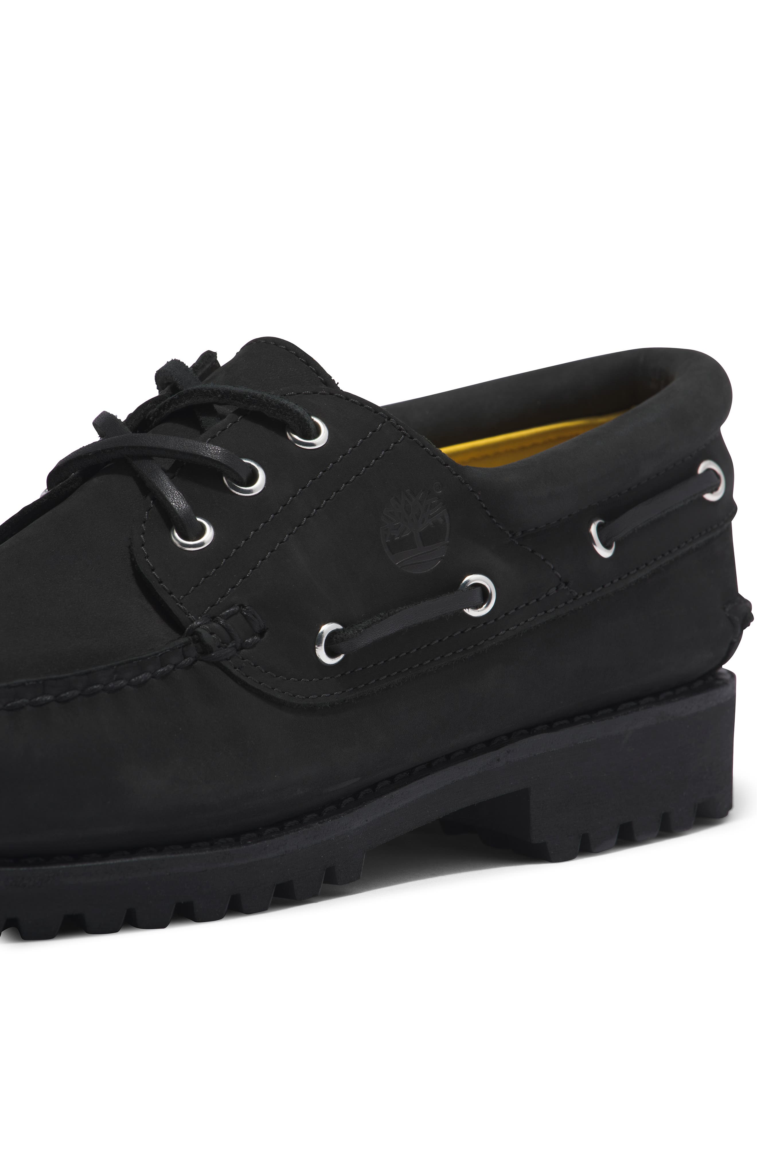 Timberland 3-Eye Lug Hand Sewn Boat Shoe, Alternate, color, 