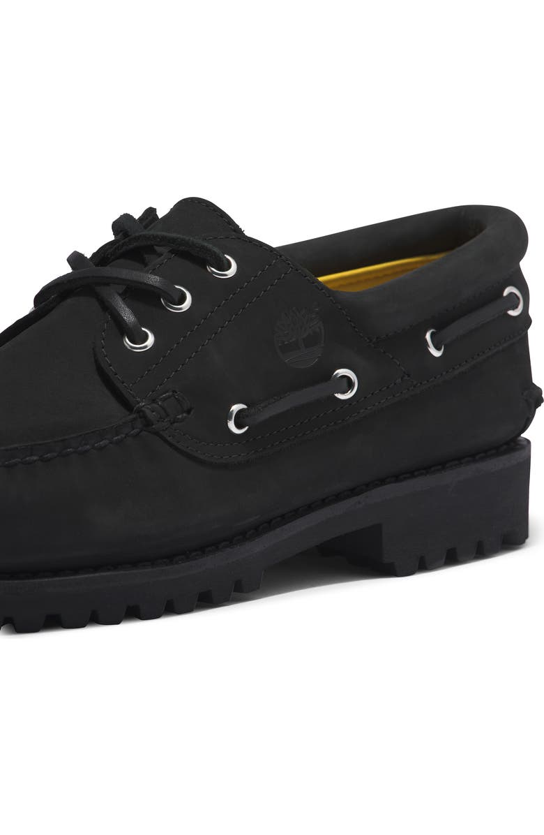 Timberland 3-Eye Lug Hand Sewn Boat Shoe, Alternate, color,