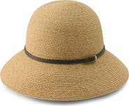Helen Kaminski Packable Raffia Cloche Hat