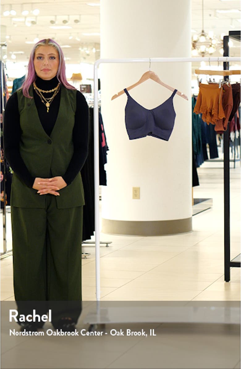 Soft Form V-Neck Adjustable Strap Bralette, sales video thumbnail