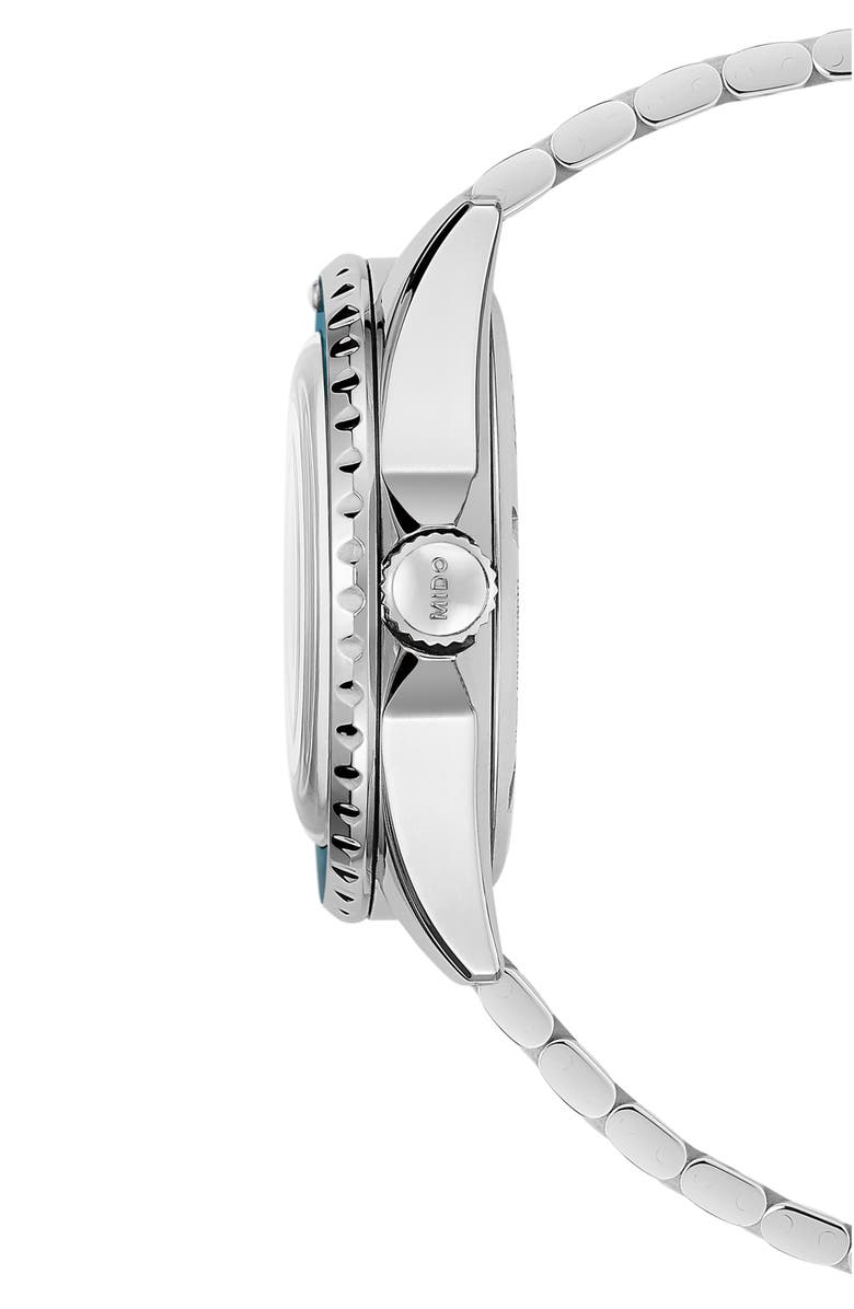 MIDO Ocean Star Tribute Automatic Watch, 40.5mm, Alternate, color, Silver/ Blue/ Silver