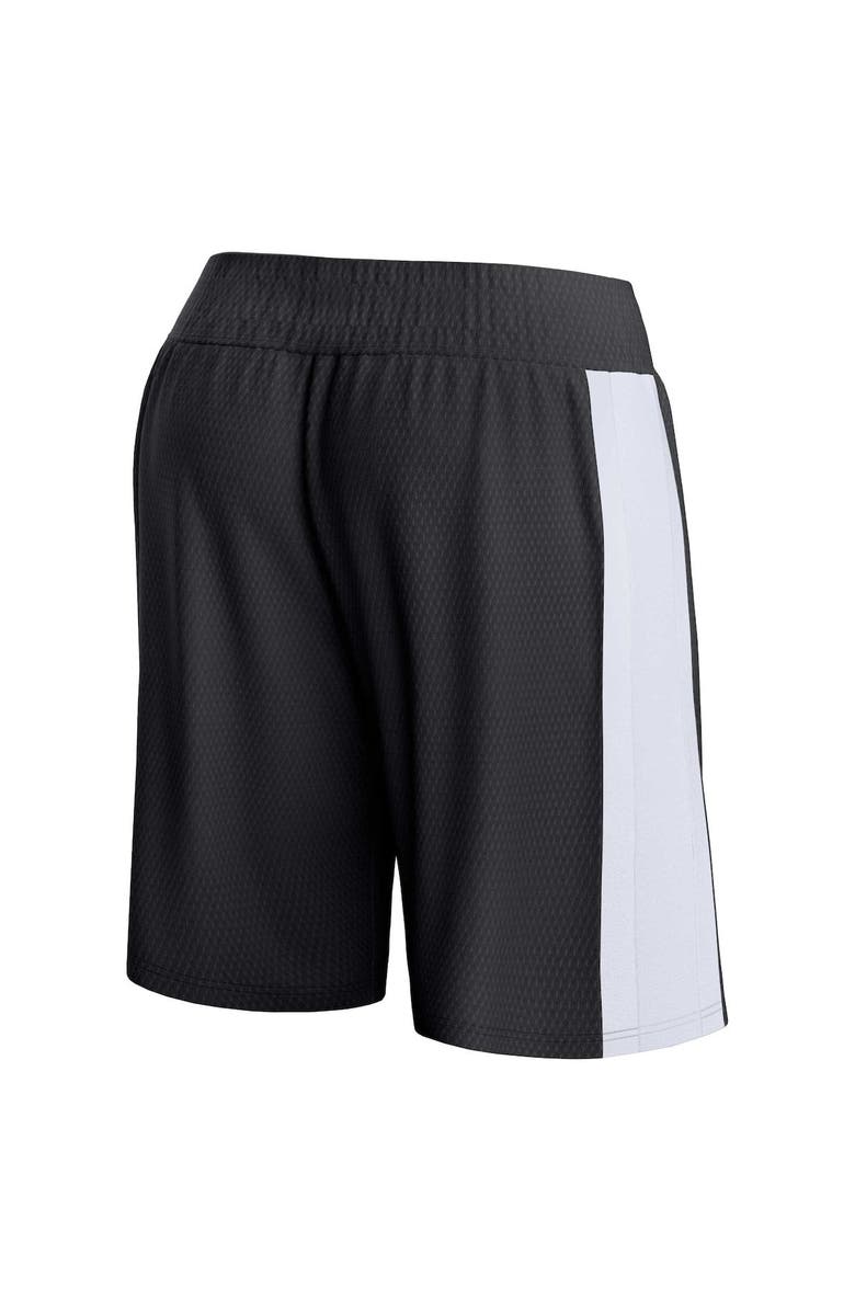 FANATICS Men's Fanatics Branded Black Brooklyn Nets Referee Iconic Mesh Shorts, Alternate, color, Black