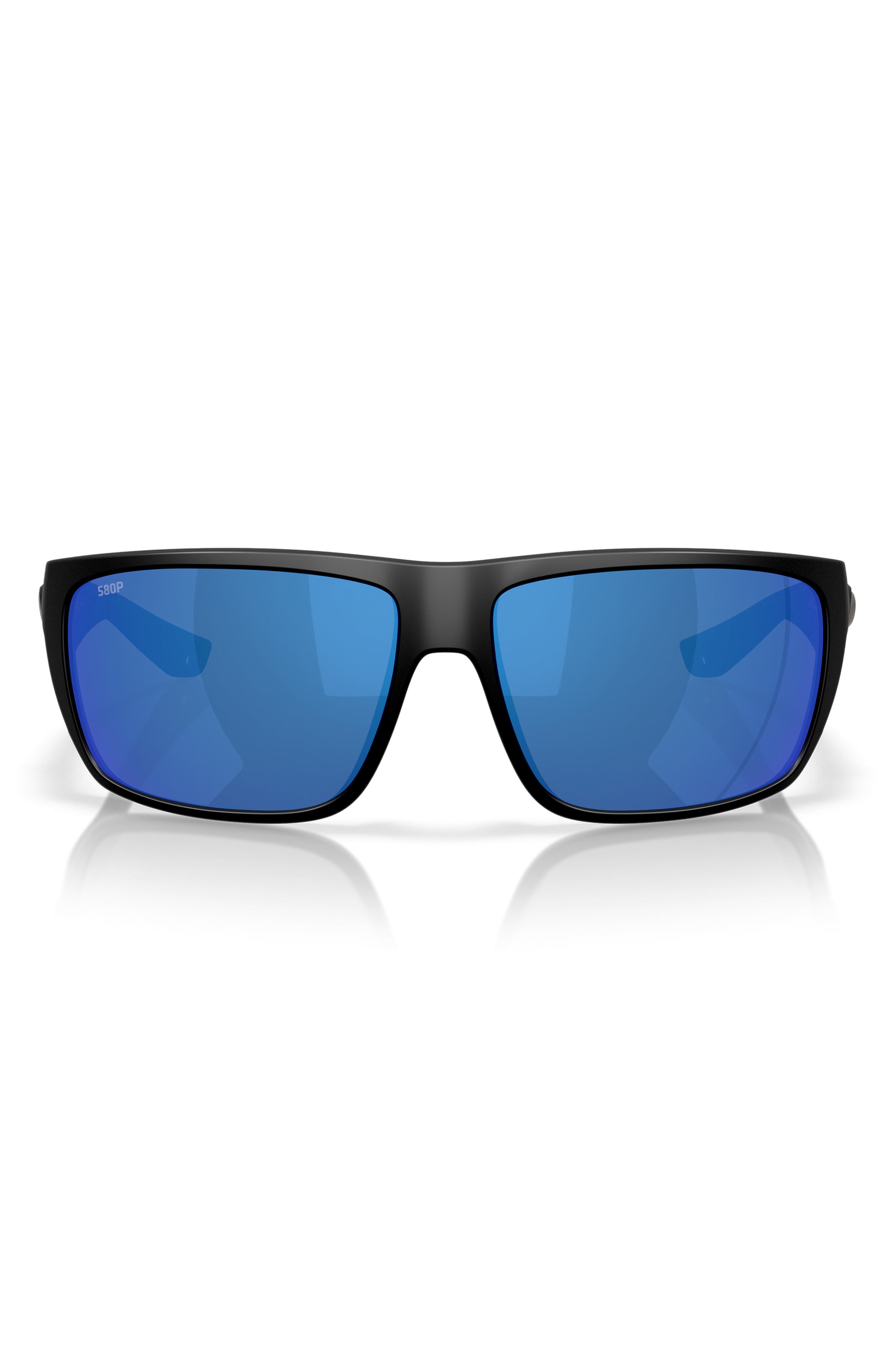 MATTE BLACK / BLUE MIRROR