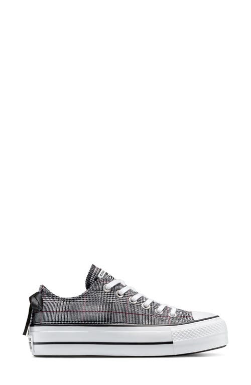 Converse Chuck Taylor All Star Lift Plaid Low Top Platform Sneaker In Multi