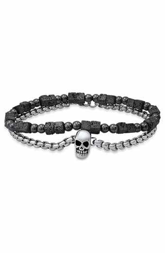 Men's Set of 2 Beaded Bracelets