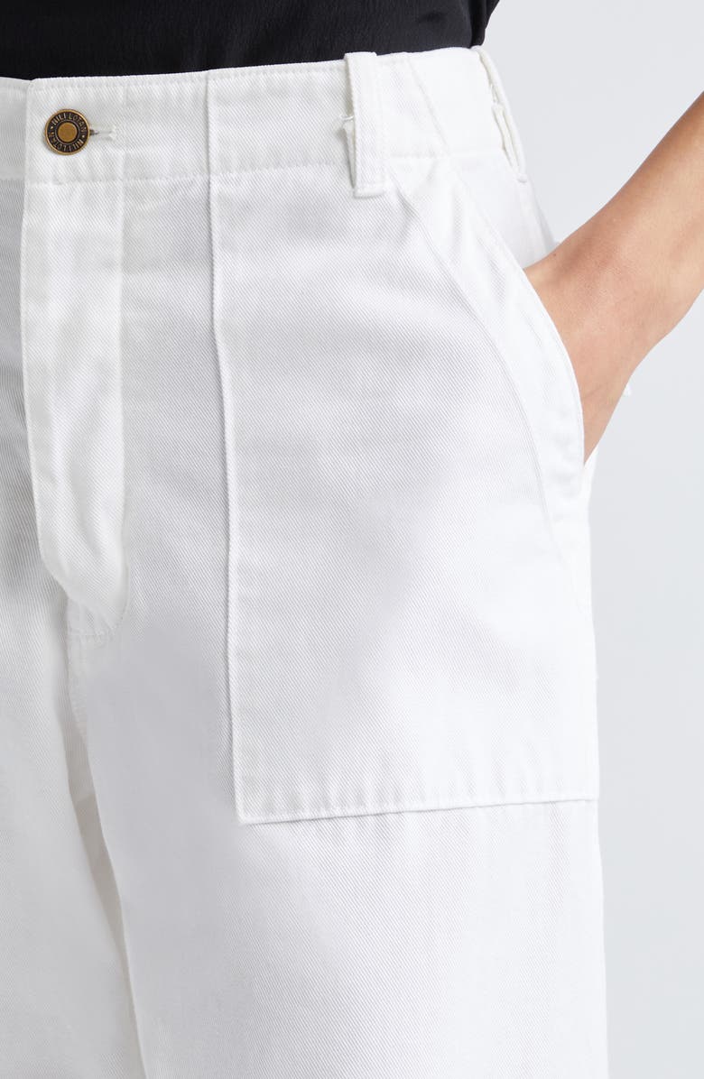 Nili Lotan Leon Wide Leg Cotton Pants, Alternate, color, 