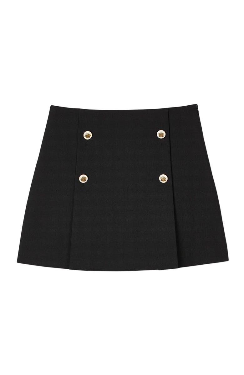 SANDRO Mini pleated skirt, Alternate, color, 