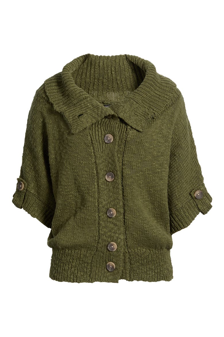 Batwing Peacoat Cardigan, Alternate, color, KHAKI
