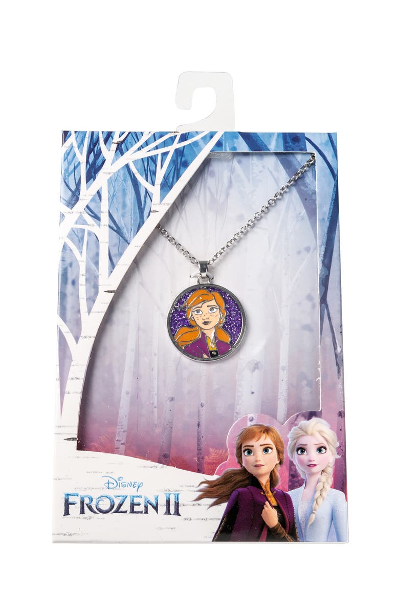 Disney Frozen II Necklace, Frozen Necklace with Anna Pendant Jewelry, Alternate, color, Multi