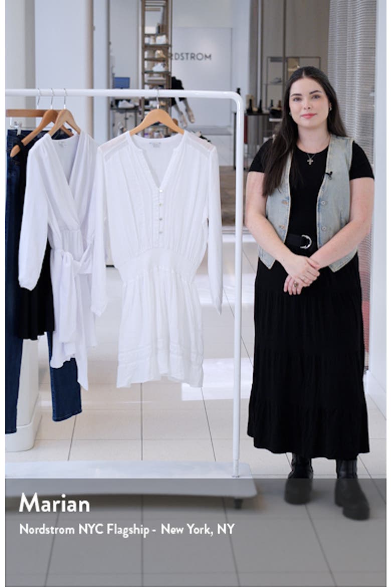 Jasmine Smocked Waist Long Sleeve Dress video
