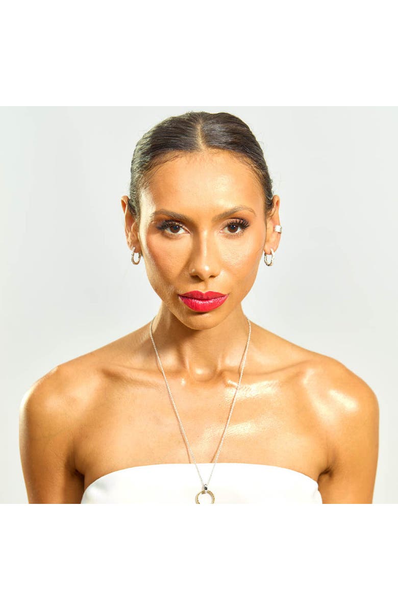 Lucy Quartermaine Hula Ear Cuff, Alternate, color, Sterling Silver