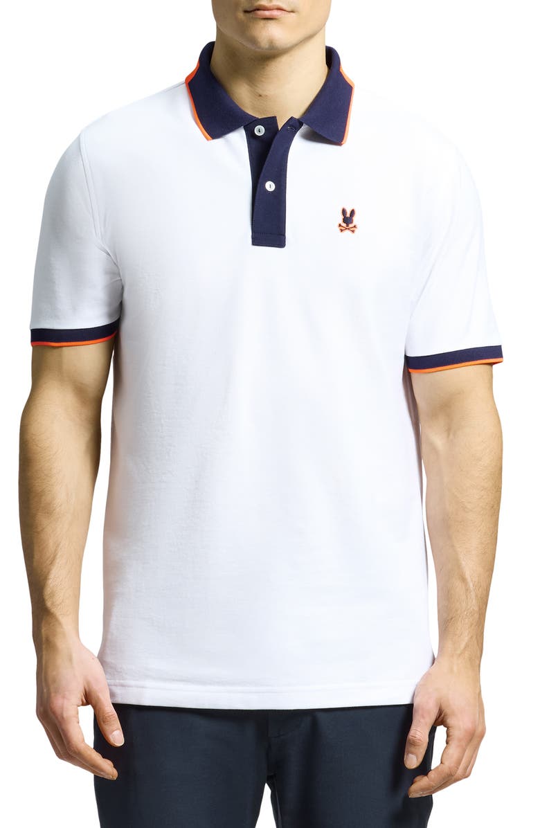 Psycho Bunny Thatcher Sport Piqué Polo, Main, color,