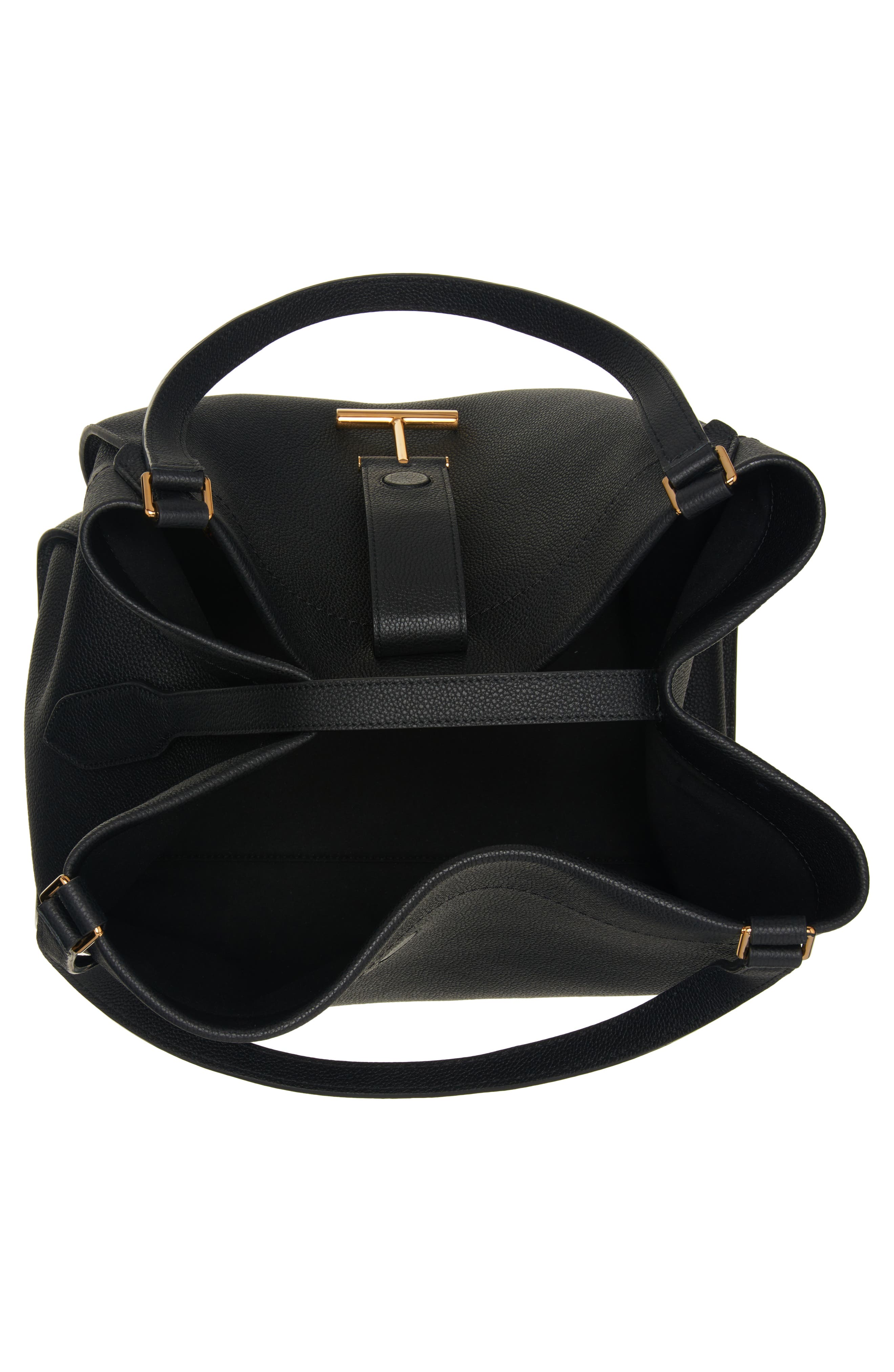 TOM FORD Large Tara Leather Tote, Alternate, color, 