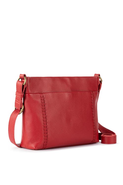 The Sak Melrose Crossbody Leather Bag In Red