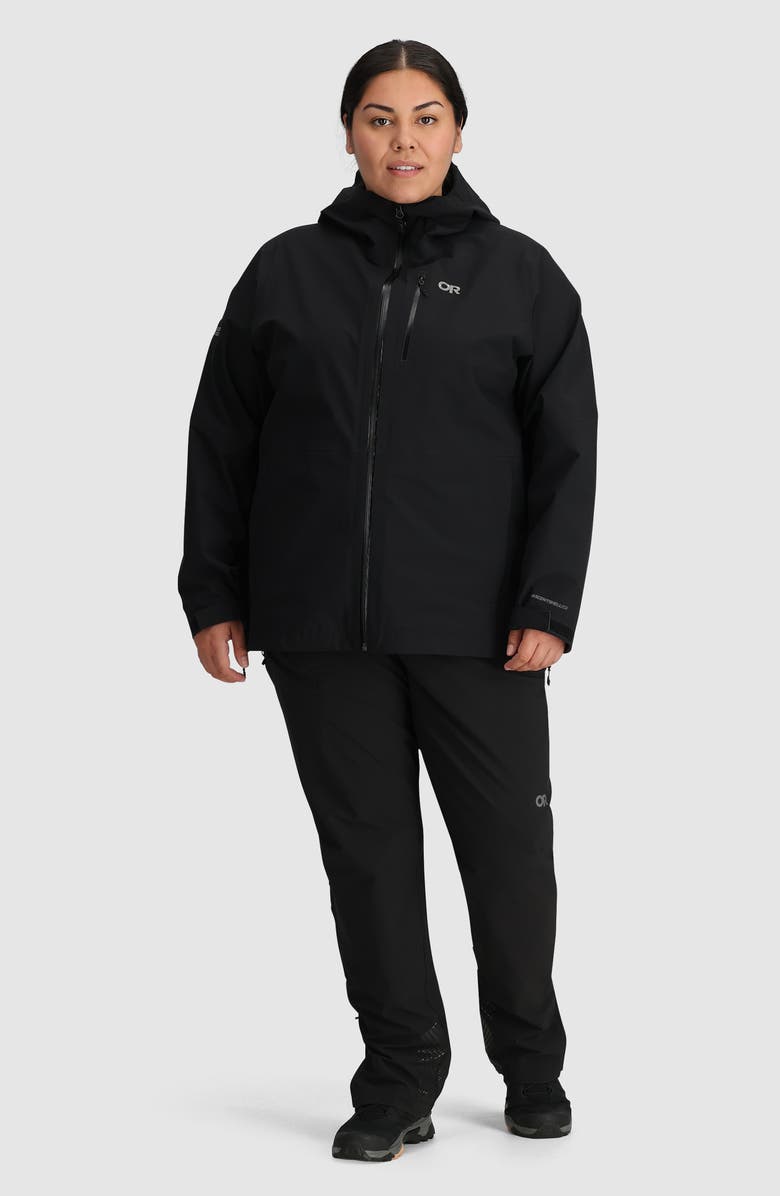 Outdoor Research Aspire II Gore-Tex<sup>®</sup> Waterproof Jacket, Alternate, color, Black