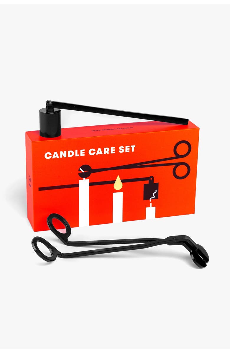 54Celsius Candle Care Set, Main, color, Black