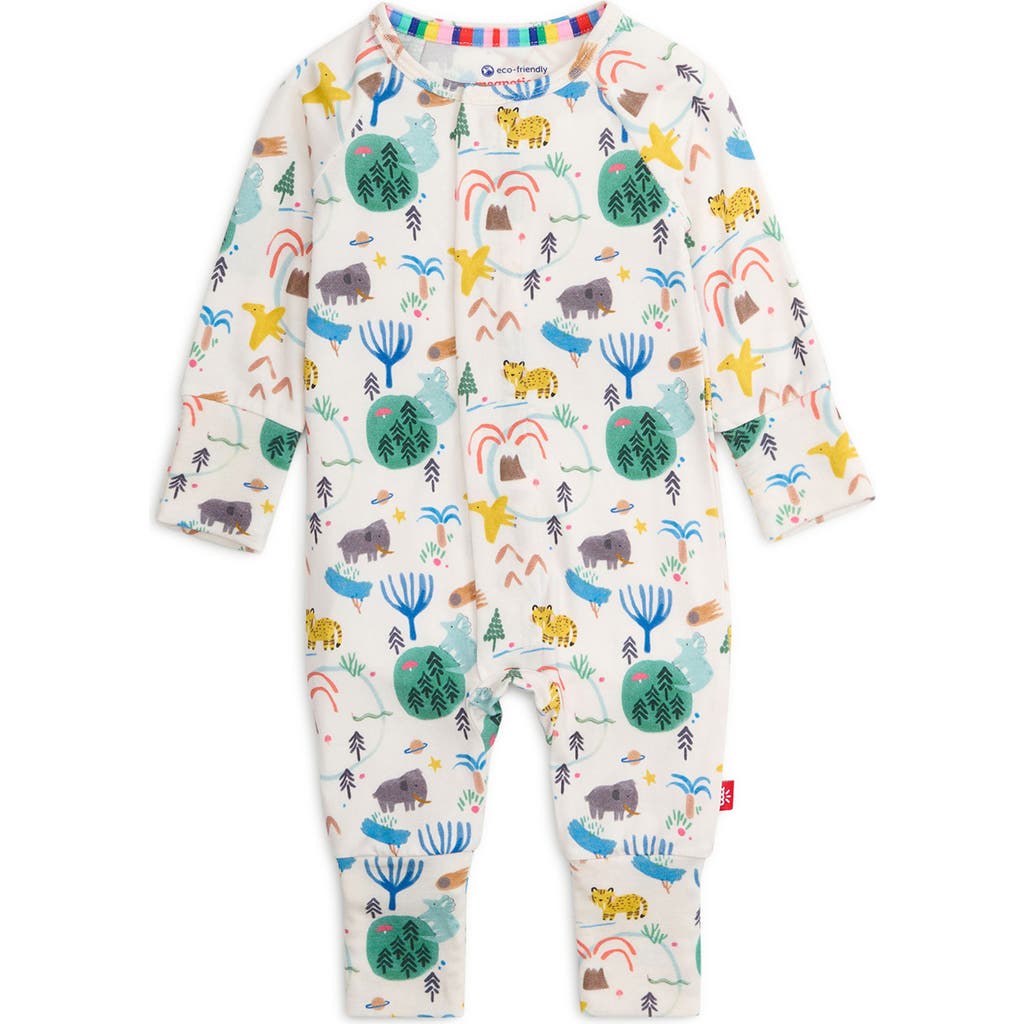 Magnetic Me Wooly Big Deal Convertible Romper In White