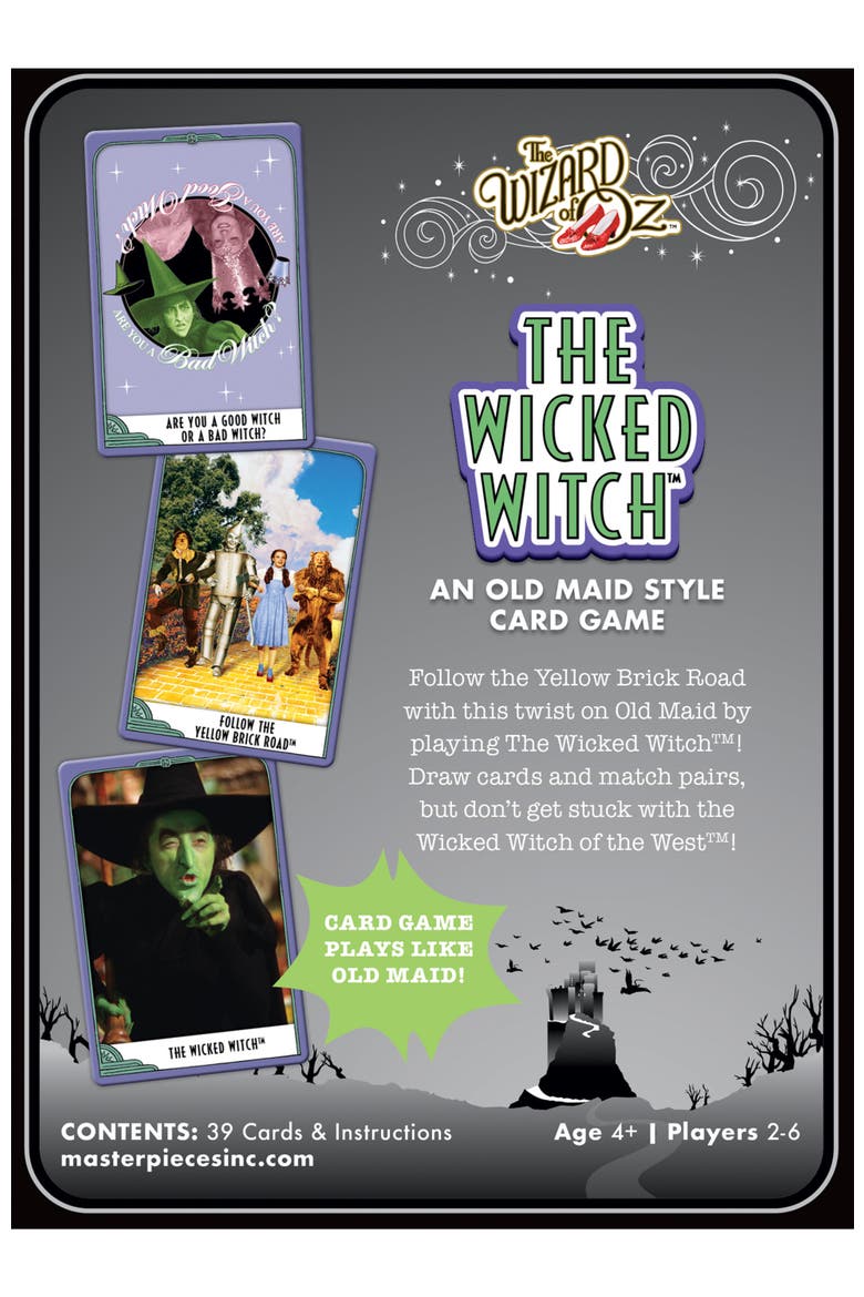 Wizard of Oz Wicked Witch Card Game, Alternate, color, Multicolor