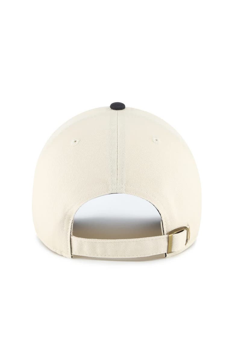 '47 Men's '47 Cream/Charcoal Utah Mammoth Clean Up Adjustable Hat, Alternate, color, Cream