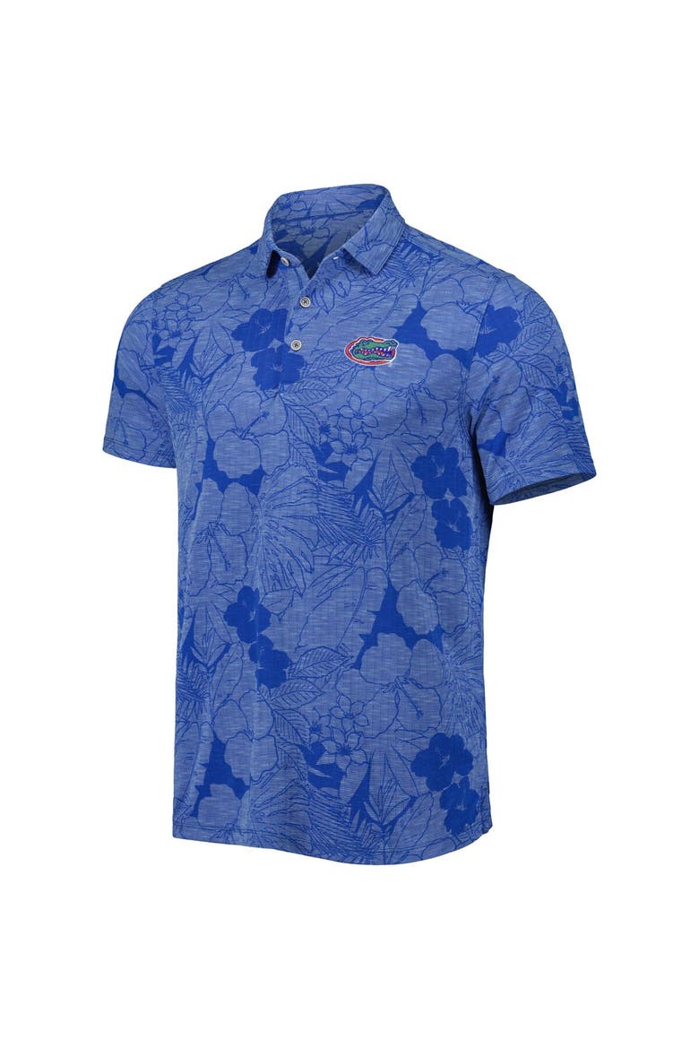 Men's Tommy Bahama Royal Florida Gators Miramar Blooms Polo, Alternate, color, Royal