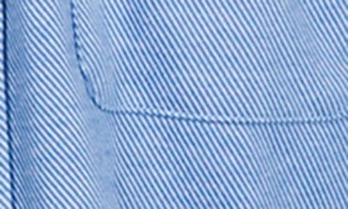Tailorbyrd Mélange Solid Shirt Jacket In Blue