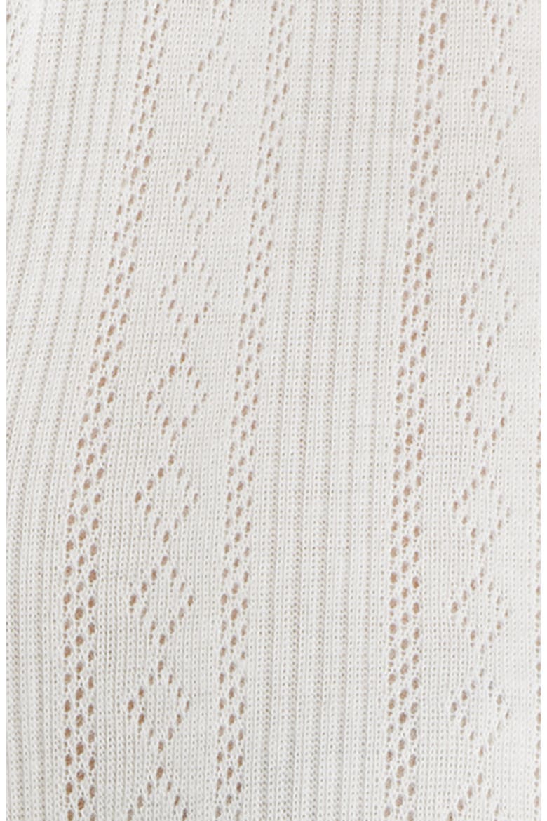Ava Lace Henley Top, Alternate, color, WHITE