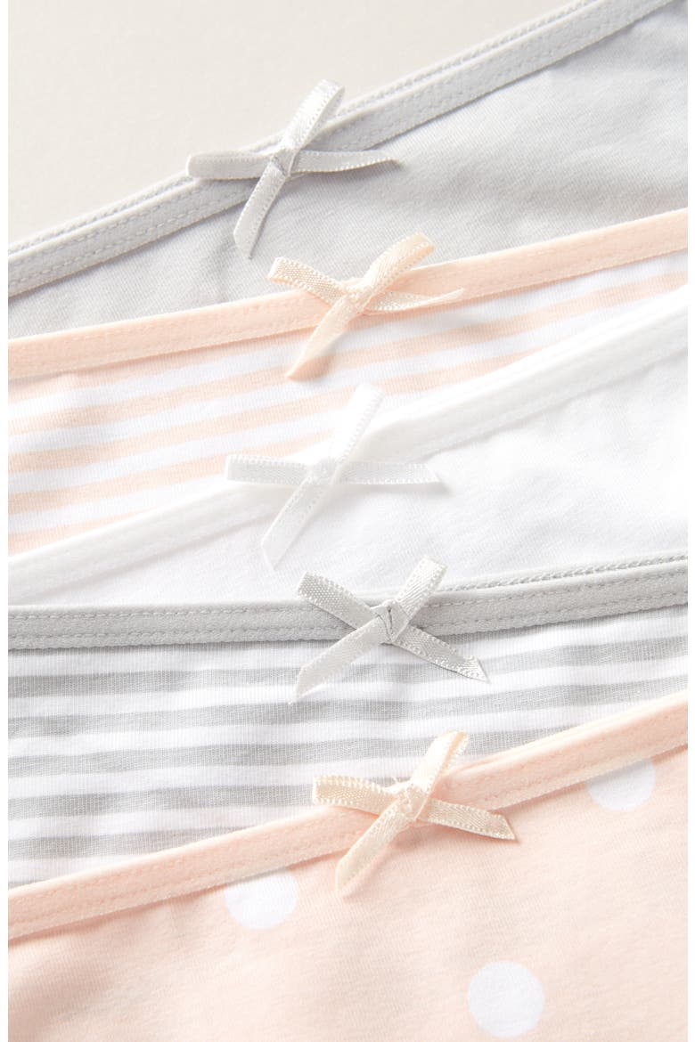 Kids' Assorted 5-Pack Hipster Briefs, Alternate, color, PINK- GREY PACK1