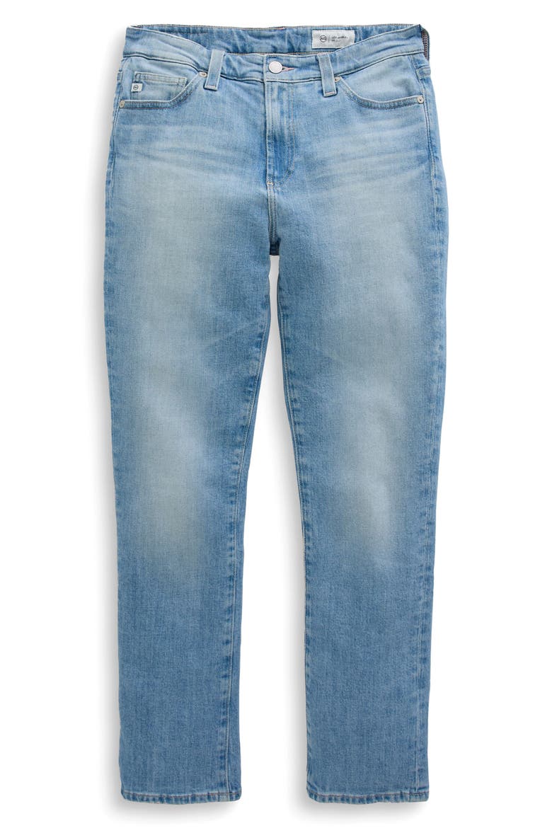 Mari Mid Rise Ankle Slim Straight Leg Jeans, Alternate, color, CRUISER