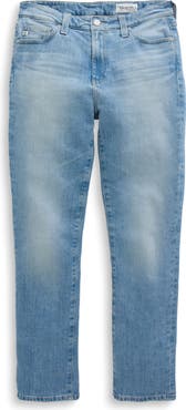 AG Mari Mid Rise Ankle Slim Straight Leg Jeans