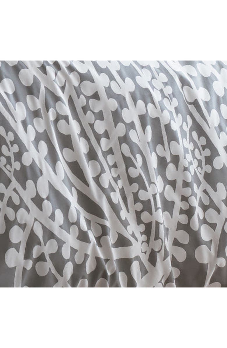 CITY SCENE Branches Cotton Duvet Cover Set, Alternate, color, Dark Grey
