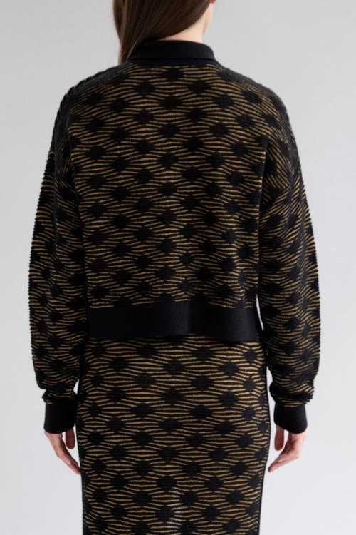 Sskein Amelie Polo In Golden Black