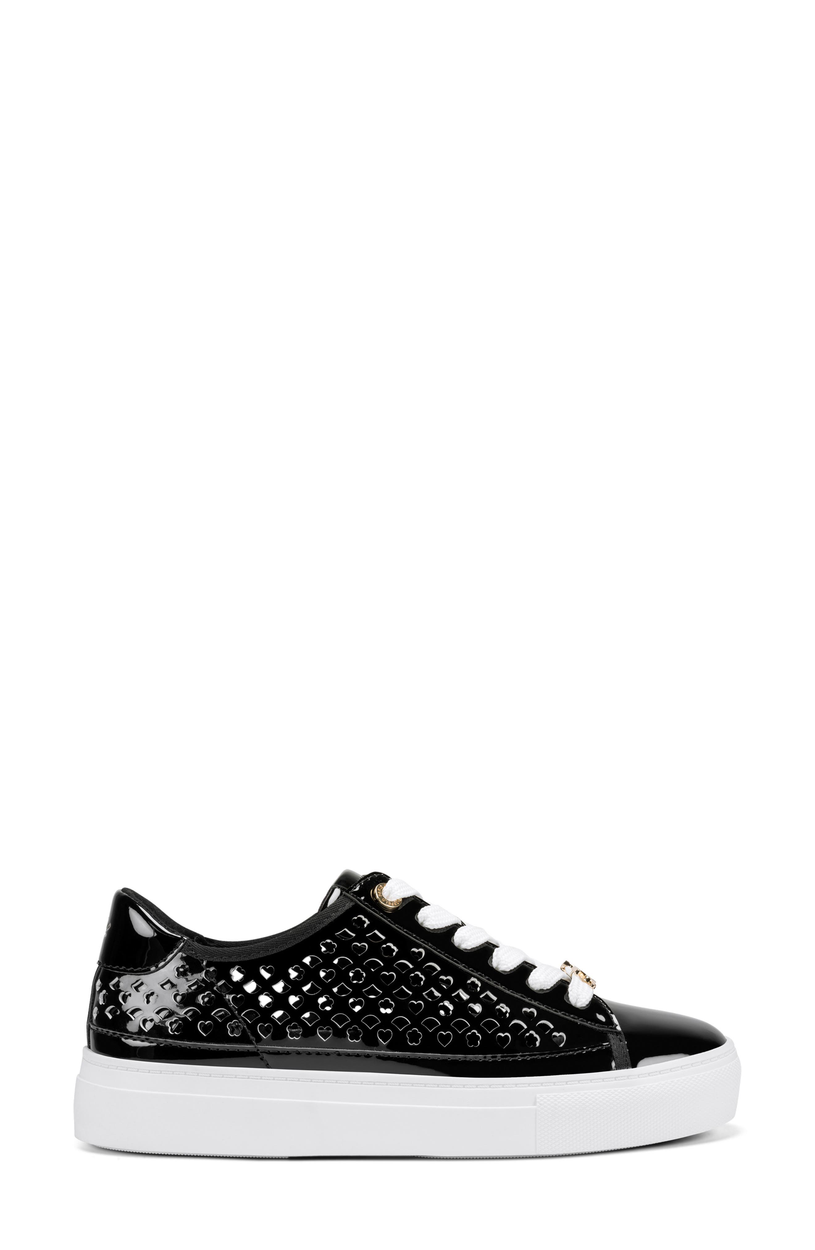 KARL LAGERFELD PARIS Caswell Platform Sneaker, Alternate, color, Black
