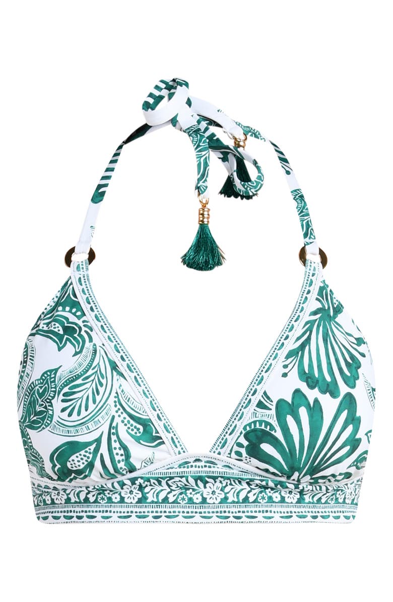 La Blanca Botanical Bikini Top, Alternate, color, Jungle