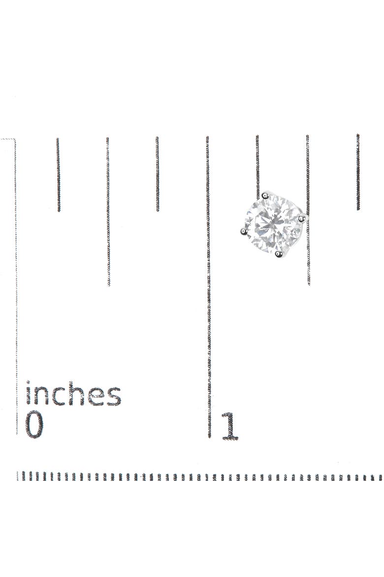 14K White Gold 2 3/4 Cttw Round Brilliant-Cut Lab Grown Diamond Classic 4-Prong Stud Earrings, Alternate, color, White Gold