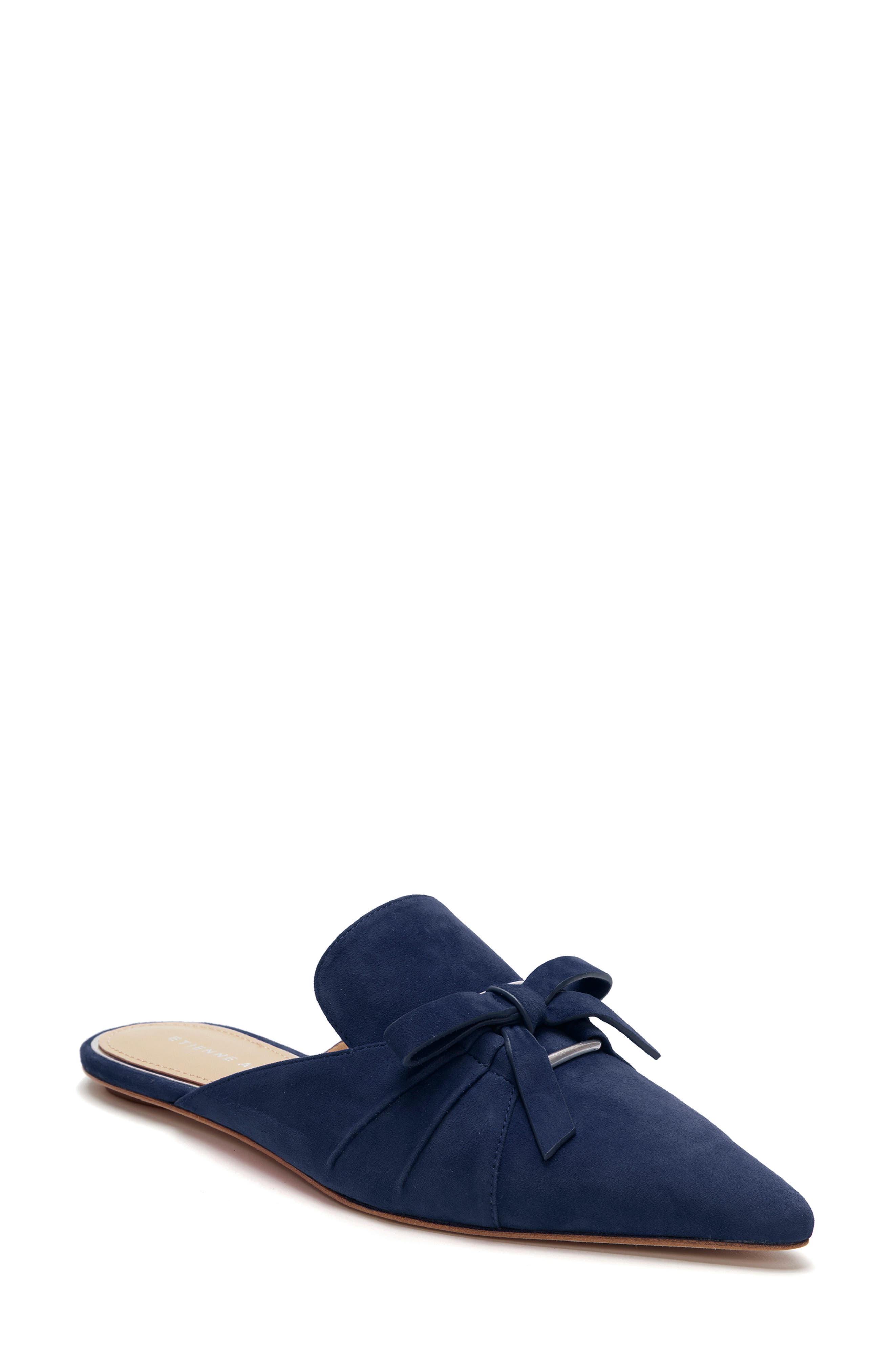 Alana Mule, Main, color, NAVY LEATHER