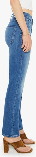 The Rider Mid Rise Ankle Straight Leg Jeans