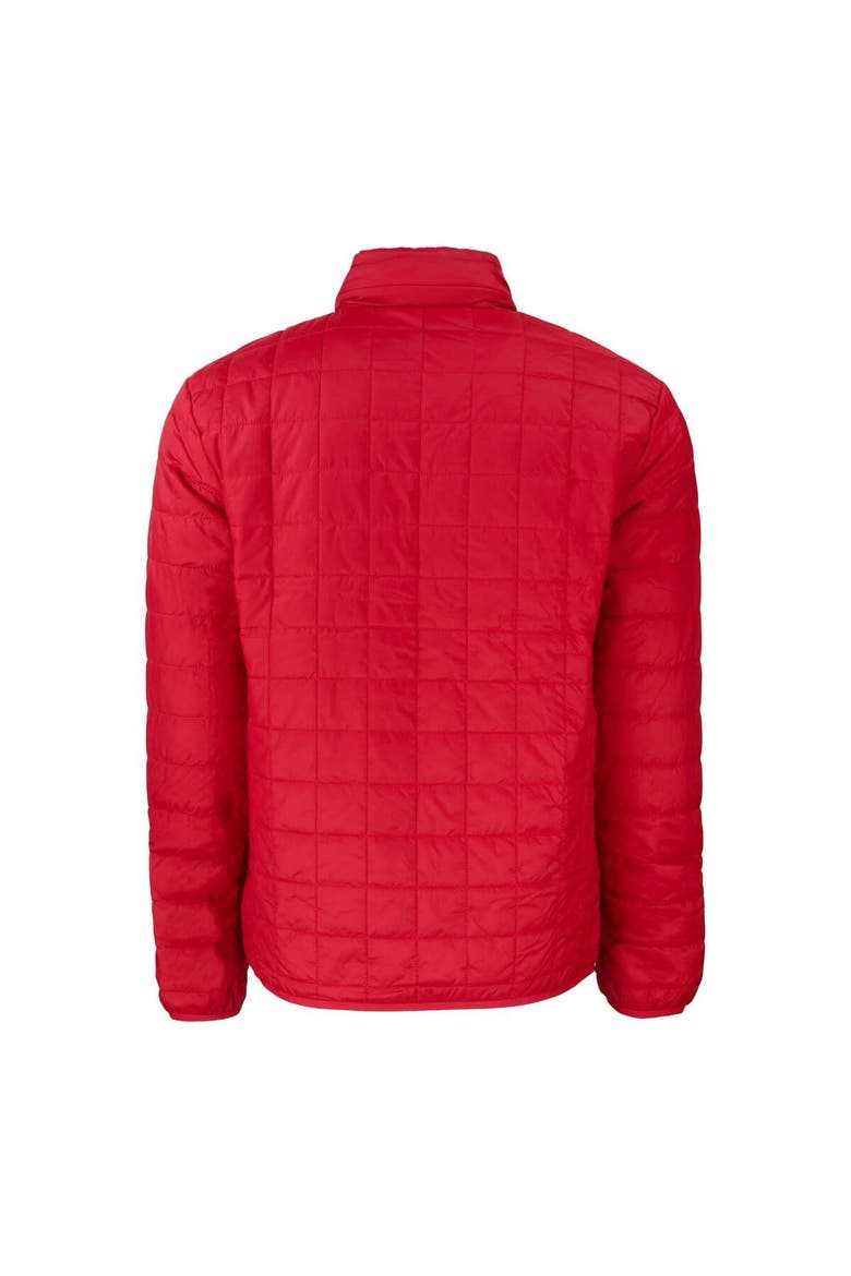 Men's Cutter & Buck Red Birmingham Barons Rainier PrimaLoft Eco Insulated Full-Zip Puffer Jacket, Alternate, color, Red