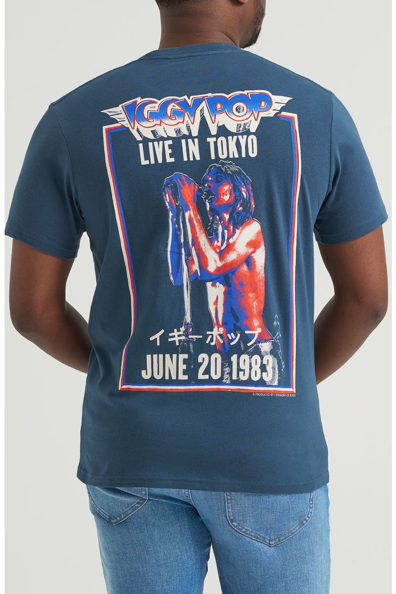 Iggy Pop Graphic T-Shirt, Alternate, color, MIDNIGHT NAVY