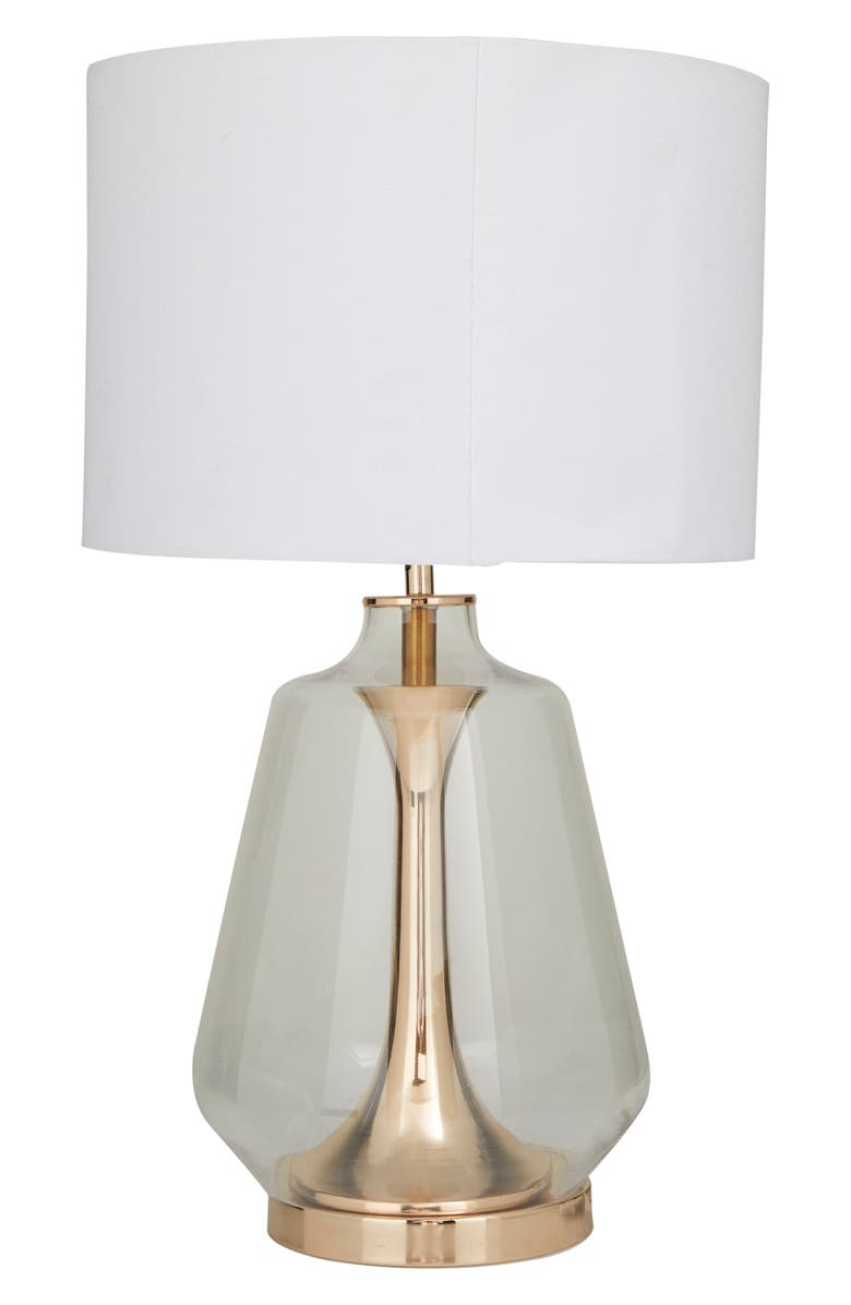 COSMO BY COSMOPOLITAN Gold Glass Table Lamp, Main, color, 