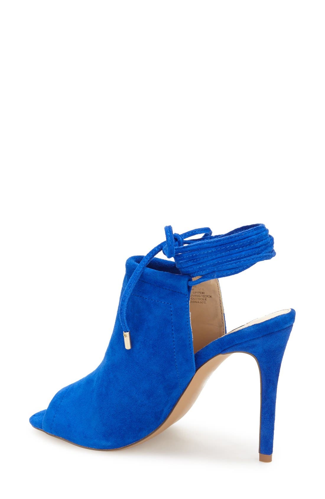 'Sophie' Lace-Up Sandal, Alternate, color, BLUE SUEDE