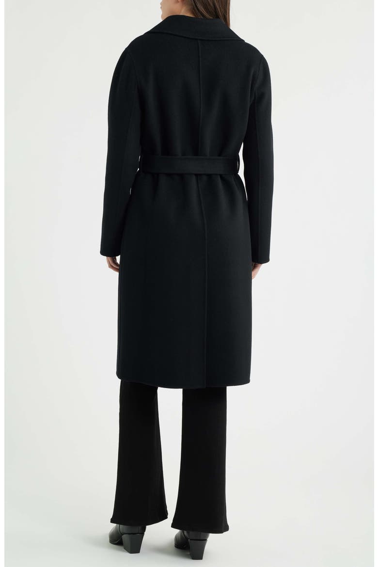 Wool Blend Double Face Coat, Alternate, color, BLACK