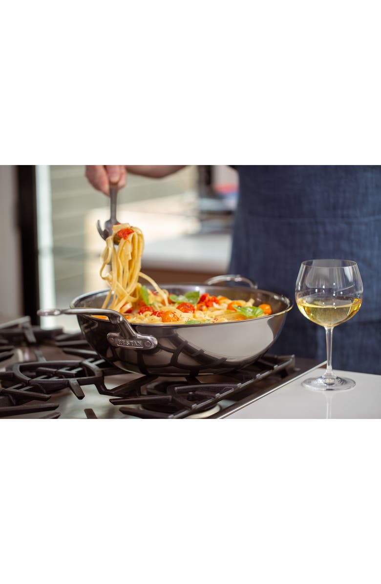 Hestan 7.5-Quart Chef's Pan with Helper Handle, Alternate, color, 