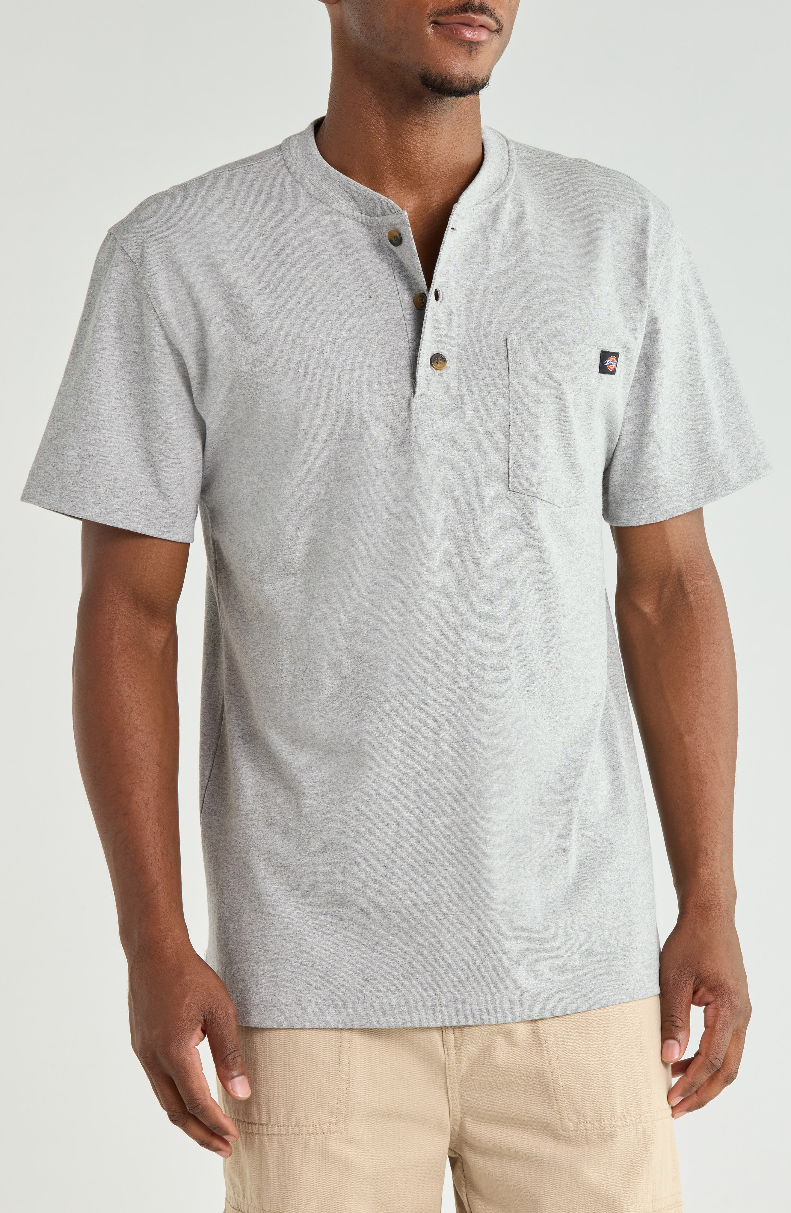 Relaxed Fit Heavyweight Henley T-Shirt