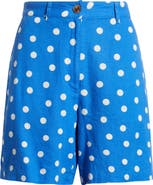 Caslon® Relaxed Linen Blend Bermuda Shorts