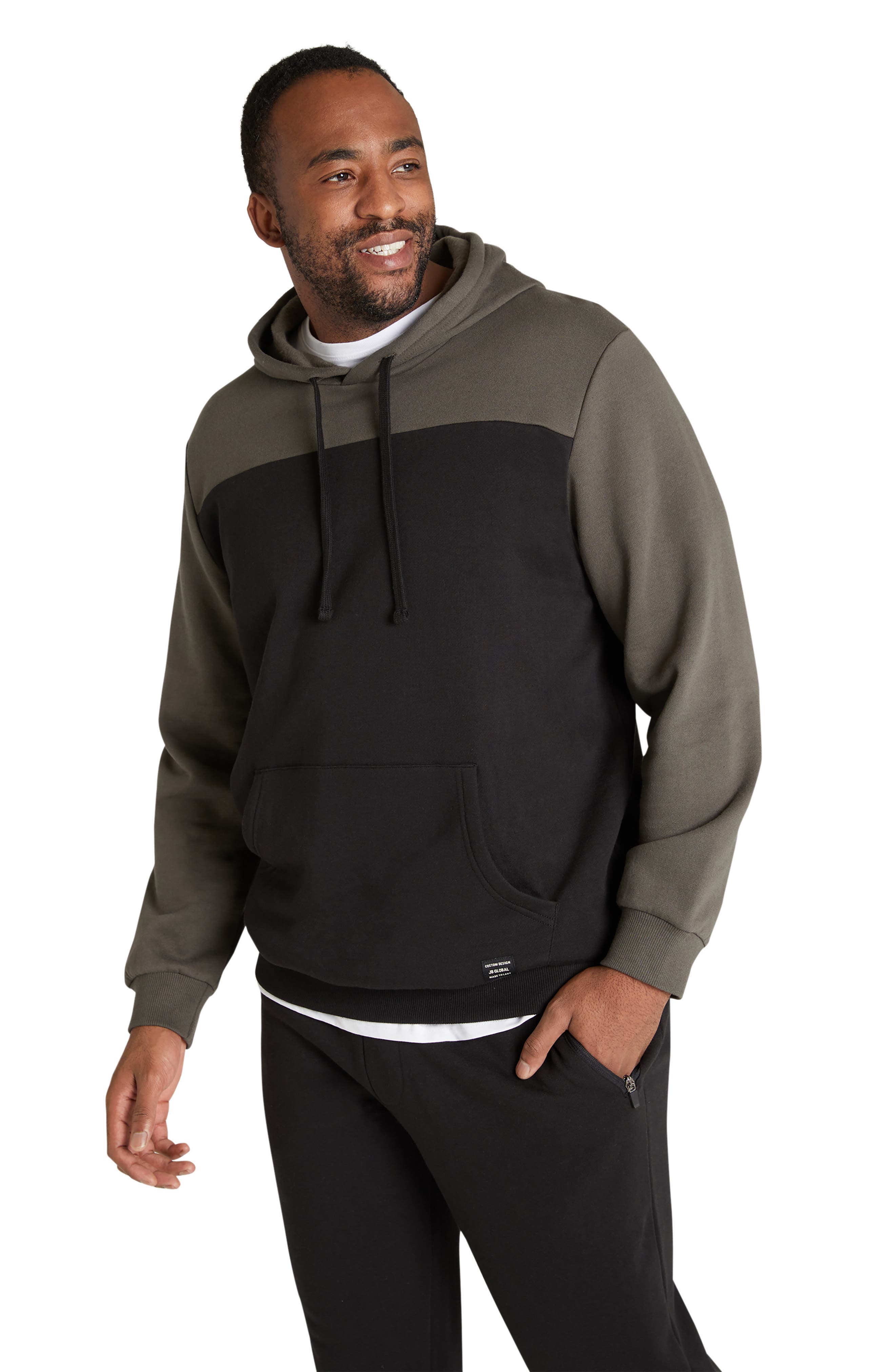 Johnny Bigg Global Splice Colorblock Hoodie (Men) | Nordstromrack